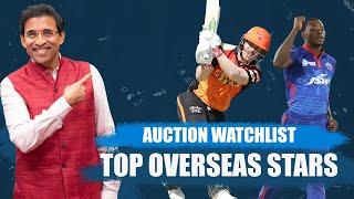 IPL 2022 Auction: Harsha Bhogle lists Top Overseas picks