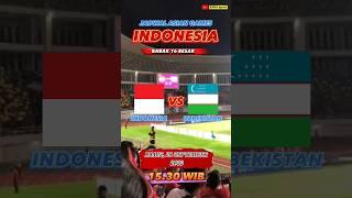 Jadwal Indonesia vs Uzbekistan Babak 16 Besar ASIAN GAMES 2023