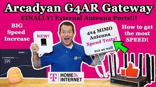  External Antenna Test - Waveform 4x4 MIMO - T-Mobile 5G Home Internet Arcadyan TMO-G4AR