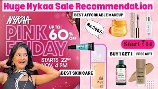 Nykaa Pink Friday sale 2024 | Nykaa pink friday Sale Recommendation | Buy 1 Get 1 Free Upto 60% off