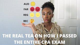 How To Pass the ENTIRE CPA Exam| My Highs, Lows, Mistakes, & Advice