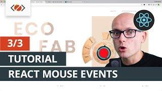 3/3 - React Mouse Events Tutorial