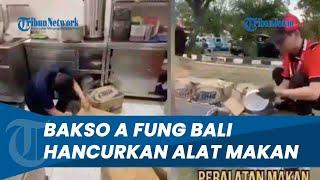 Imbas Selebgram Jovi Adhiguna Makan Kerupuk Babi, Bakso A Fung Bali Hancurkan Alat Makan