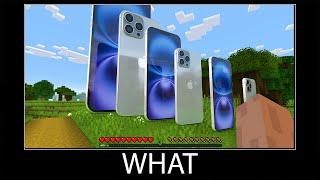 Minecraft wait what meme part 386 realistic minecraft iPhone