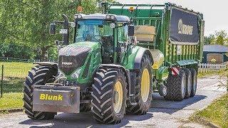 Fendt 936 Tractor | Case IH Magnum Tractor | Grasssilage | Krone ZX trailer