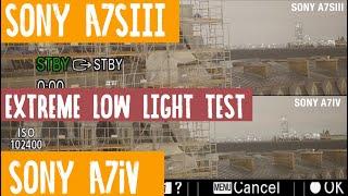 SONY A7IV vs A7SIII EXTREME low light test