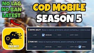 UNLOCK MAX FPS AND GRAPHICS IN COD MOBILE 2023 | SEASON 5