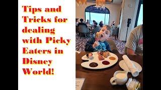 Tips and Tricks for traveling with a Picky Eater in Disney World | Getting Toddlers to eat in Disney