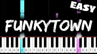 Lipps Inc. - Funkytown - EASY Piano Tutorial