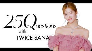 【ENG sub】愛したい派？愛されたい派？TWICE SANAが赤裸々トーク！｜25Qestions｜25ans