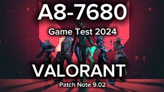 A8-7680 | VALORANT GAME TEST 2024