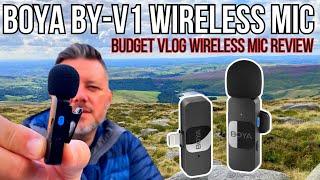 BOYA BY-V1 Wireless Microphone Review Vlogging Conferencing Podcasts Live Stream Outdoors Adventure