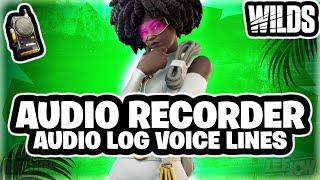 Fortnite Audio Recorder Doctor Slone Audio Log Voice lines "Part 1" (CH4-S3) 'v25.00'