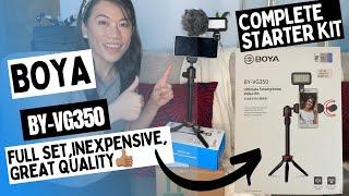 CHEAP, EASY TO ASSEMBLE, GREAT QUALITY VLOGGING KIT | BOYA BY-VG350 | STARTER KIT FOR NEW VLOGGERS