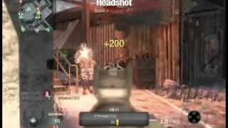 call of duty black ops: triple kill with AK74u on WMD