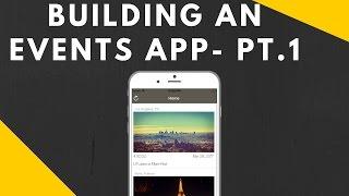 BUILDING AN EVENTS APP PART 1 || SETTING UP OUR UI AND PROJECT