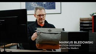 “I’m really impressed.” Motion designer Markus Bledowski on the new Wacom Intuos Pro