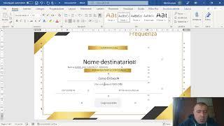 Excel&Word: la stampa unione per creare attestati di frequenza.