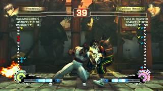 SSF4 AE 2012: elwoodblues0985 (Guy) vs Hado DJ Bramz90 (Dee Jay)