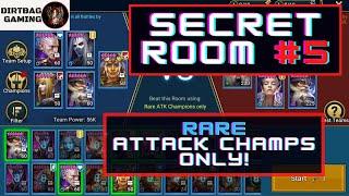 How to Beat DT Hard Secret Room | All Rare Attack Champs Only!?! | Raid Shadow Legends DT Guide