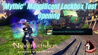 Neverwinter Mod 21 - "Mythic" Magnificent Resurgence Lockbox Test Opening Northside 2021