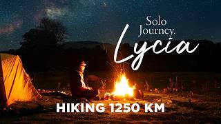 Solo Hiking 1250 km on the Lycian Way, Caria, and Lydia