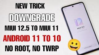  DOWNGRADE Semua Versi Miui & Android 11 hingga 10 Tanpa Buka Kunci Bootloader