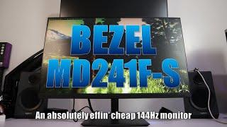 Bezel MD241F-S / MD241FS 144Hz 1080p TN Monitor (A CHEAP 144Hz Monitor!) [TAGALOG]