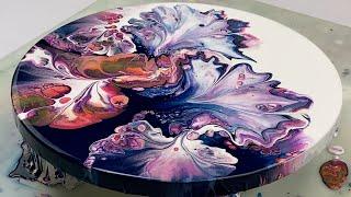 146. FLORAL BURST | Dutch Pour | Acrylic Pouring Tutorial