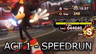 Sonic X Shadow Generations Speedruns are INSANE!!! (All Act 1)