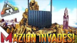 MAZION INVADES NA-TheCenter580! -=- ARK: SURVIVAL EVOLVED GAMEPLAY -=- MAZION INVADES Ep 8