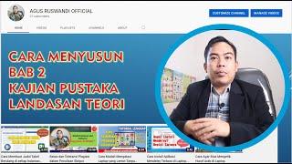 Cara Membuat Kajian Teori pada Bab 2 dan Contohnya