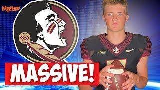 FSU's QB Commit HELPS Calm QB Recruiting WORRIES... | Brady Smigiel | Tramell Jones Jr.