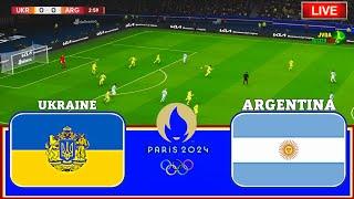 UKRAINE vs ARGENTINA || PARIS OLYMPIC 2024 MATCH || PES 21