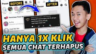 Cara hapus semua pesan di fb - Versi Baru!