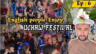 English People Enjoy Uchaw Festival Kalash Valley || Chitral Series || Ep 6 || Bike Tour