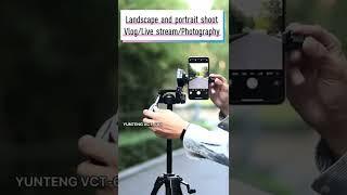 Photographer beginner’s must-have camera/phone tripod, yunteng vct-668