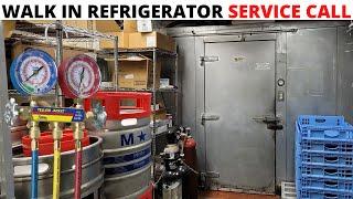 HVACR: Refrigeration Service Call (Walk In Refrigerator Not Cooling) Compressor Not Starting/Working