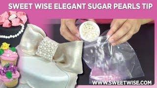 Sweet Wise Elegant Sugar Pearls by www.SweetWise.com