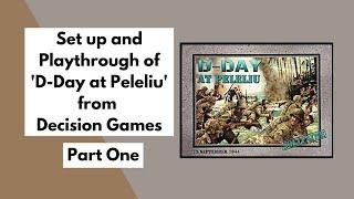 'D-Day at Peleliu' from Decision Games| Set Up and Playthrough Part 1