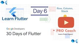 Flutter #30Days of Flutter | Day 6 | PRO Coach | Vivek Yadav