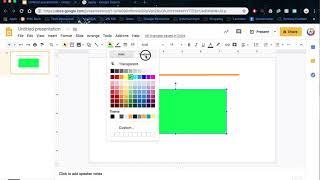 Inserting & Editing Lines & Shapes: Google Slides