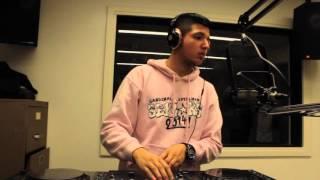 Luis live mixing in the W.A.R.Y studio for PARTY BOY RADIO