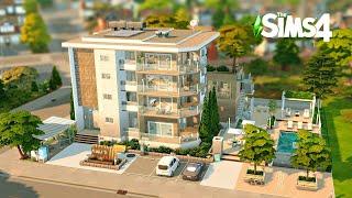 Modern Apartments 5- Unit | For Rent  | Stop Motion Build | The Sims 4 | No CC