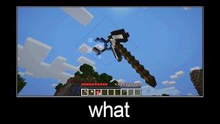 Minecraft wait what meme part 68 (how to break the sky?)