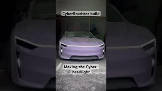 CyberRoadster gets a nice Cyber bar light using sheet of 3/4” lexan plexiglass #car #build #supercar