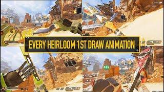Every Heirloom 1st draw Animation In Apex Legends  - Apex Legends Season 14