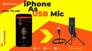 How to use iPhone as Mic for pc  |  best iphone microphone