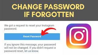 How to Change Instagram Password If Forgotten || Without Old Password