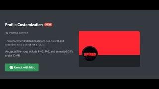 Discord profile customization (beta) About me update